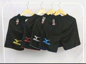 CELANA PENDEK OLAHRAGA (100 RBU 13 PCS) KOLOR VOLLY logo mizno strip bawah
