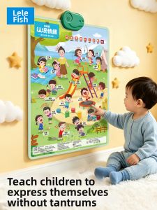 LELEYU | Sound-enabled Emotional Management and IQ Development Wall Chart for Babies