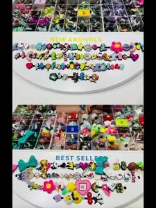 3D Shoe Charms & Accessories: Sally Chicken Turtle Raccoon Elephant Fashion Hole Shoes