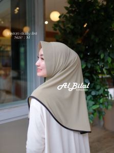 instan daily list size m albilal bergo harian jilbab instan sport olahraga Jersey premium
