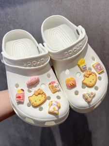 Crocs Accessories Womens Shoe Buckle Decorative Bread Cartoon Play Food Hole Shoe Flower Decoration Card Buckle Other Brand