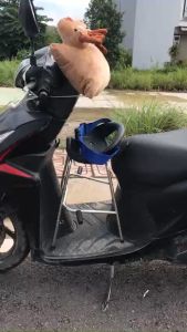 ( BẢN NÂNG CẤP ) Ghế ngồi xe máy cho bé 2-8 tuổi ghế ĐÔN GA NHỰA  có dây đai an toàn cho bé có gác chân  Ghế đôn ga nhựa nệm