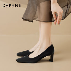 Daphne | New Autumn Versatile Office Black Chunky Heels