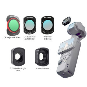 Lens Filter Set for DJI OSMO Pocket 3 4 CPL ND16 ND32 ND64 ND256 Black Diffusion Lens Filter Kit Set for DJI Pocket 4 3