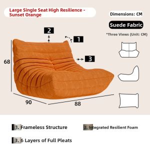 maitian | Pink Caterpillar Shaped Sofa Bed