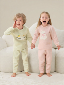 Usbettas | Cotton Thermal Childrens Pajamas Set