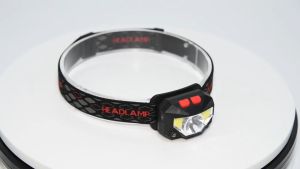 Đèn Pin LED đội đầu siêu sáng cảm biến bằng tay chống thấm nước đèn đeo trán cảm ứng 3 chế độ kèm sạc Micro USB
