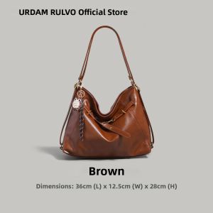 URCDN RDALVO | Vintage Tote Bag Retro Summer Fashion Casual Large Capacity Commuter