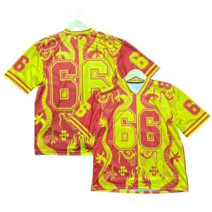 RZQ / Series Alfabet N / Streetwear / Jersey / Oversize / Boxy Fit / Retro / Vintage / Music / Musik / Rugby / y2k / Bloke Core / Korea / nfl / Band /