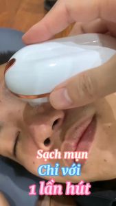 Máy hút mụn cám mụn đầu đen cầm tay siêu khỏe tích điện tới 3h 3 cấp độ hút cho spa và cá nhân