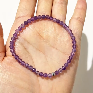 สร้อยข้อมือถักมือลูกปัดหิน 4 มม. ใหม่ ปรับได้ Ins สร้อยข้อมือนําโชค สําหรับเพื่อนที่ดีที่สุด ของขวัญ เครื่องประดับG3305