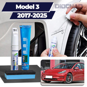 Car Touch Up Paint Pen Scratch Repair Scratch Remover Wax Paint Care For Tesla Model 3 Highland 2017-2025 2021 2022 2023 2024