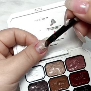 LIMEGIRL 9 Color Gradient Painting Gel Nail Art Design DIY Solid Gel Nail Polish Quickly Carved Petal Nail Painting Gel