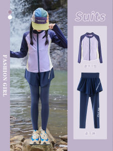 Girls Sports Kit Quick Dry Running Badminton Uniform Training Clothes Set Child Outdoor Gear Spring Autumn Seasonal Clothing