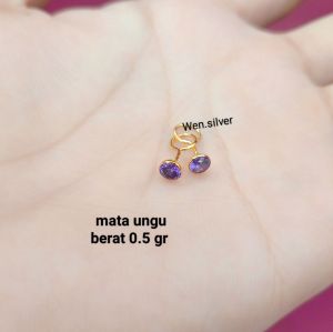 ANTING TOGE ANAK PERAK 925 LAPIS MAS