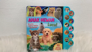 50 Sounds Kendaraan / Peternakan Sound Board Book (Bahasa Indonesia & English) Sound Book - Buku Bersuara Hewan