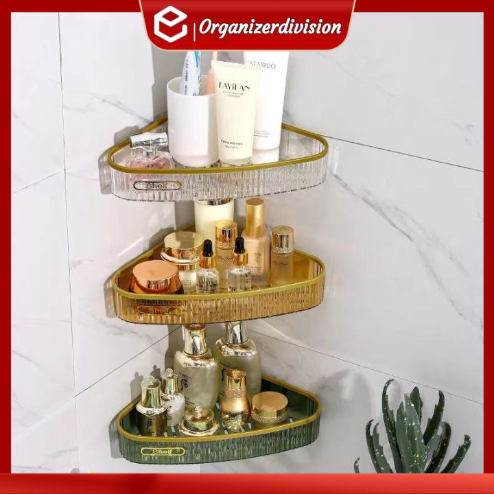 Bathroom Shelf Storage Rack Bathroom Accessories Cosmetics Shampoo ...