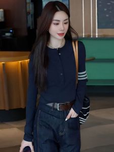 K-Style Half Turtleneck Women's Top: 2024 Spring & Autumn New Arrival