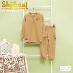 Setelan Baju Muslim Anak Laki Laki Set Kurta Shakeel Birkin Knit 4 -10th