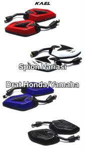 Spion Variasi Model Verano Honda Yamaha Beat Lama Old eSP Street K1A Deluxe Vario Scoopy Spacy Revo Grand Supra Tiger CB Blade Mio Lama J Soul GT Sporty M3 Z S Vega X-ride Fino Jupiter Sepion Kaca Merah Biru Hitam Putih