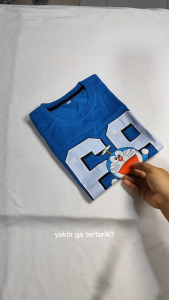 Baju Kaos Distro Anak Laki Laki Karakter Doraemon Number 69 - Kaos Anak Cowok Keren 1 - 10 Tahun