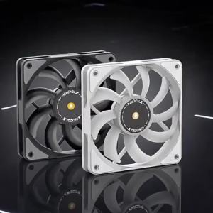 Kimdoole High Performance PC Case Fan 120*15mm Ultra-thin Cooling Fan FDB Bearing 4Pin PWM 800-1800 RPM Silent CPU Cooling Fan