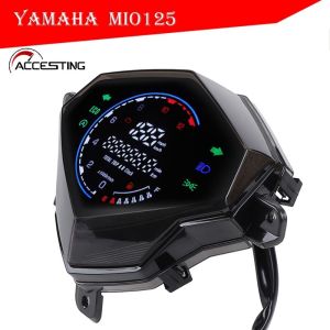 YAMAHA Mio125 MIO I125 Mio110 Mio M3 เมตรประกอบอุปกรณ์ไฟ LED เครื่องวัดระยะทางดิจิทัล