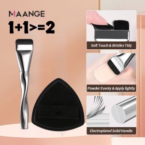 Introduction to Hengrun Foundation Brush with Puff