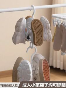 ตู้รองเท้าสำหรับตากแดดในบalcony รูปทรงตัว U สำหรับใส่รองเท้าแบบติดผนังพร้อมตะขอสำหรับตากแดดแบบอเนกประสงค์สำหรับใส่รองเท้าในร่มและกลางแจ้ง