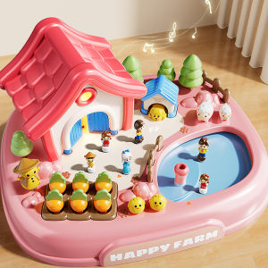 20CM Childrens Magnetic Doll House Toy Table Game Educational Family Fun Toy for Kids Aged 3+ Birthday Gifts