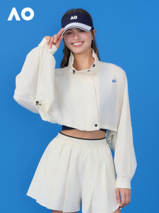 AO | Womens Cooling Short Stand Collar Batwing Sleeve Sport Jacket