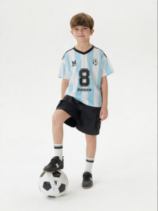 Marc&Janie | Boys Soccer Short Sleeve Striped T-Shirt