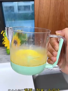 Strainer Multi-Function Pengocok Telur Mixing Cup Egg Whisk With Clear Ayakan Multifungsi Terbaru