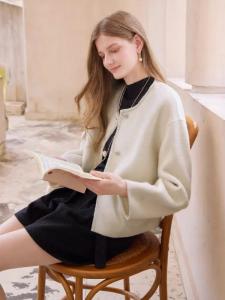 XIANGYING | Wool Coat Double-faced 2025 Winter New Style