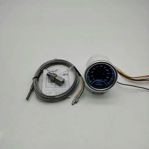 AD Universal 52mm Exhaust Temp Gauge + EGT Sensor Motor Temperature Meter Digital Exhaust Temperature EGT EXT Gauge Turbo Boost