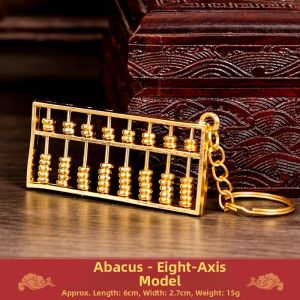 DINGFENGGE | Lucky Abacus Keychain 9/13 Axis