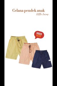 Little Lucas Celana Pendek Cargo Anak Laki-Laki Perempuan Uniseks Dusky