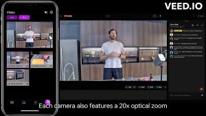 Nearstream VM33 2K Wireless Live Streaming Camera Live Broadcast camera wireless streaming app controlled all in one