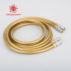 [Stock in TH]Hifi Cardas audio cables Cardas HEXLINK GOLDEN 5C audio cable Amplifier CD DVD player Speaker Nakamichi RCA interconnect HIFI Audio Power Cord UK Plug CD DVD Player Speaker Audiophile Power Cable Cord Wire