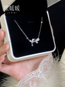 YINNUANNUAN | 999 Pure Silver Butterfly Necklace New Style 2026 Lightweight Luxury