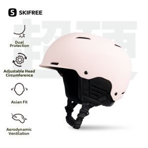 Lightweight Ski Helmet Integrated Goggles Protection Gear