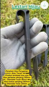 11050 &100pcs 100mm ⌀16mm Pipe Bracket Irrigation Hose Anchor Stake Ground Stake Pipe Holder