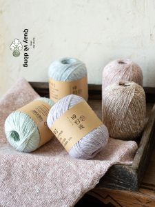 LOVEYARN | Natural Linen Cotton Yarn For DIY Knitting Crocheting