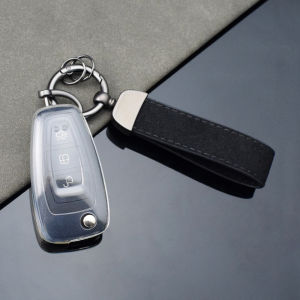TPU Key Case Cover for Ford Ranger C-Max S-Max Focus Galaxy Mondeo Transit Tourneo Custom Protector Keyless Fob Shell
