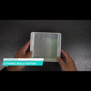 Loyang bolu - loyang bolu gulung - loyang bolu kukus - loyang bolu kotak - Loyang Kue Bolu Kotak Anti Lengket - Cetakan bolu kotak - cetakan bolu kukus 26 X 26 X 7 CM
