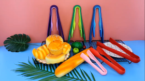 Pencapit Makanan Set 3In 1 Anti Lengket / Capitan Roti Gorengan Plastik Murah / Premium Set Pencapit Makanan Serbaguna