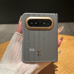 Luxury Wood Grain Leather Feel Flip Phone Case Thin Anti-drop