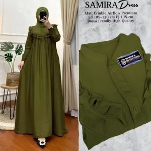 Gamis Crinkle Burgundy Lebaran Terbaru 2025 - Gamis Kondangan Simple Elegan Mewah - Gamis Jumbo Wanita Muslimah Busui Frendly