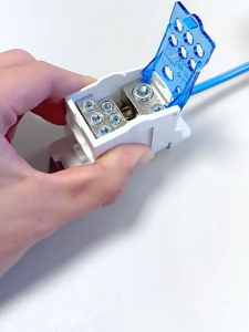 Cầu đấu chia dây điện 80A 160A UKK80 UKK160 UK207 125A - Hộp nối cáp gắn thanh ray