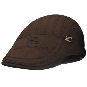 Casual Beret Hat for Men And Women Youthful Running Cap Korean Style Winter Duckbill Cap Cotton Material All Season Use